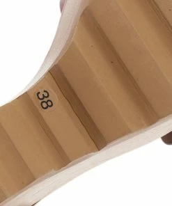 Best Sale 😉 Stella McCartney Bordeaux Faux Leather Buckle Ankle Strap Wedges Size 38 For 👩 Women 🎁 -Stella McCartney Shop luxury women stella mccartney new shoes p2526 011