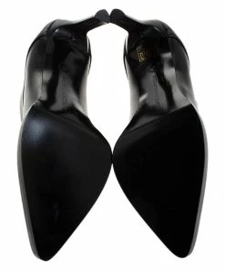 New ✔️ Stella McCartney Black Faux Leather Pointed Toe Ankle Booties Size 36 For 👩 Women 🔔 -Stella McCartney Shop luxury women stella mccartney new shoes p265974 001