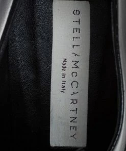 New ✔️ Stella McCartney Black Faux Leather Pointed Toe Ankle Booties Size 36 For 👩 Women 🔔 -Stella McCartney Shop luxury women stella mccartney new shoes p265974 004