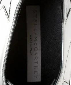 Flash Sale 🎁 Stella McCartney Metallic Silver Faux Leather Elyse Star Platform Derby Size 41 For 👩 Women 😀 -Stella McCartney Shop luxury women stella mccartney new shoes p281231 1585135859 005