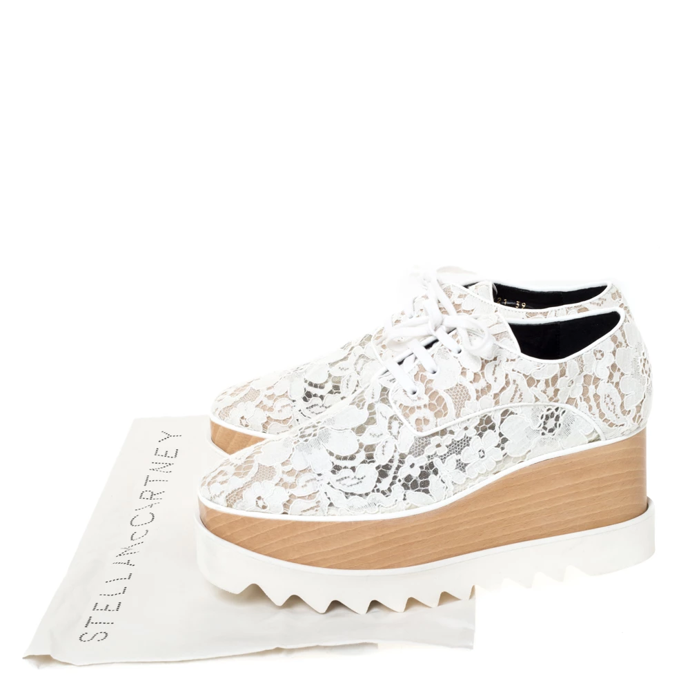 Best deal ⭐ Stella McCartney White Lace Elyse Platform Lace Up 👟 Sneakers Size 36.5 For 👩 Women 🛒 10 Best deal ⭐ Stella McCartney White Lace Elyse Platform Lace Up 👟 Sneakers Size 36.5 For 👩 Women 🛒 - Image 8