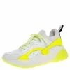 Cheapest 💯 Stella McCartney White/Neon Green Faux Leather/Fabric Eclypse Lace 👟 Sneakers Size 41 For 👩 Women 😀 -Stella McCartney Shop luxury women stella mccartney new shoes p314408 001