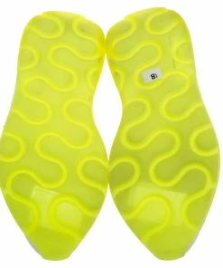 Cheapest 💯 Stella McCartney White/Neon Green Faux Leather/Fabric Eclypse Lace 👟 Sneakers Size 41 For 👩 Women 😀 -Stella McCartney Shop luxury women stella mccartney new shoes p314408 006