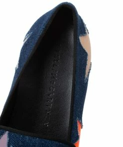 Deals ✨ Stella McCartney Blue Denim Binx Star Platform Slip On 👟 Sneakers Size 40 For 👩 Women ⌛ -Stella McCartney Shop luxury women stella mccartney new shoes p326869 005