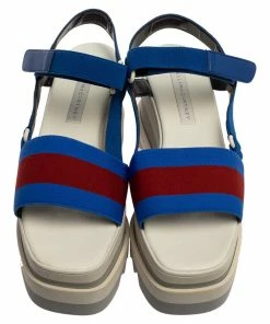 Cheap ๐ Stella McCartney Blue Canvas Striped Platform Ankle Strap ๐ฉด Sandals Size 40 For ๐ฉ Women ๐ 12 Cheap ๐ Stella McCartney Blue Canvas Striped Platform Ankle Strap ๐ฉด Sandals Size 40 For ๐ฉ Women ๐ -Stella McCartney Shop luxury women stella mccartney new shoes p329448 003