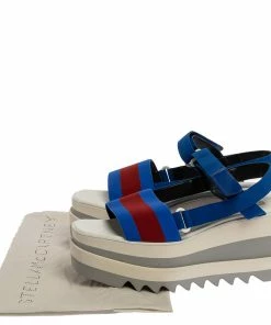 Cheap ๐ Stella McCartney Blue Canvas Striped Platform Ankle Strap ๐ฉด Sandals Size 40 For ๐ฉ Women ๐ 17 Cheap ๐ Stella McCartney Blue Canvas Striped Platform Ankle Strap ๐ฉด Sandals Size 40 For ๐ฉ Women ๐ -Stella McCartney Shop luxury women stella mccartney new shoes p329448 006