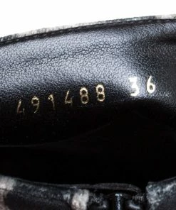 Best deal 🎉 Stella McCartney Green/Black Animal Print Velvet Pointed Toe Ankle Booties Size 36 For 👩 Women 🧨 -Stella McCartney Shop luxury women stella mccartney new shoes p368357 008