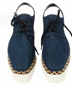 Top 10 🛒 Stella McCartney Blue Denim Elyse Cut Out Derby Size 39 For 👩 Women 🌟 -Stella McCartney Shop luxury women stella mccartney new shoes p393596 1613906726 008
