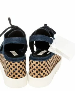 Top 10 🛒 Stella McCartney Blue Denim Elyse Cut Out Derby Size 39 For 👩 Women 🌟 -Stella McCartney Shop luxury women stella mccartney new shoes p393596 1613906730 009