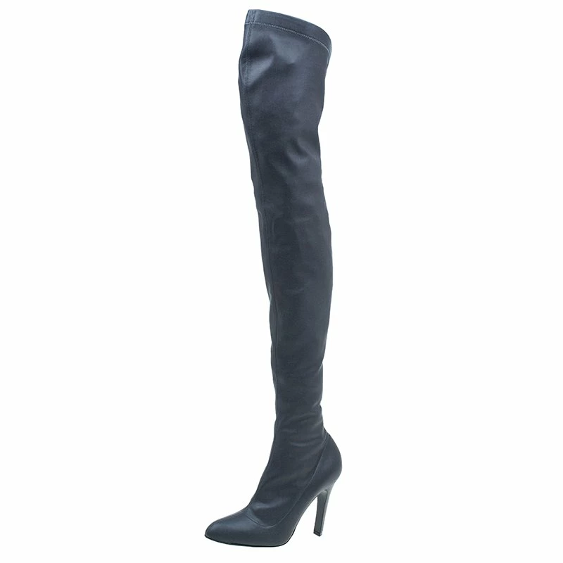 Budget ๐ Stella McCartney Grey Faux Leather Over The Knee ๐ฅพ Boots Size 38 For ๐ฉ Women ๐ 3 Budget ๐ Stella McCartney Grey Faux Leather Over The Knee ๐ฅพ Boots Size 38 For ๐ฉ Women ๐