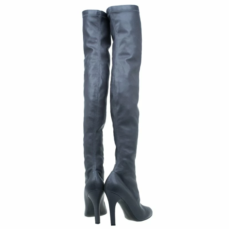 Budget ๐ Stella McCartney Grey Faux Leather Over The Knee ๐ฅพ Boots Size 38 For ๐ฉ Women ๐ 7 Budget ๐ Stella McCartney Grey Faux Leather Over The Knee ๐ฅพ Boots Size 38 For ๐ฉ Women ๐ - Image 5