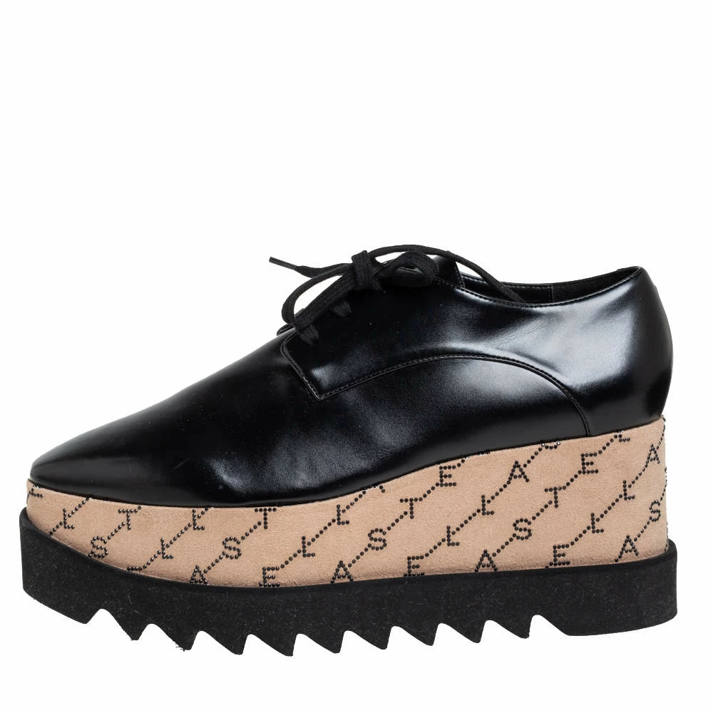 Coupon โญ Stella McCartney Black Faux Leather Monogram Elyse Platform Derby ๐ Sneakers Size 38.5 For ๐ฉ Women โค๏ธ 4 Coupon โญ Stella McCartney Black Faux Leather Monogram Elyse Platform Derby ๐ Sneakers Size 38.5 For ๐ฉ Women โค๏ธ - Image 2