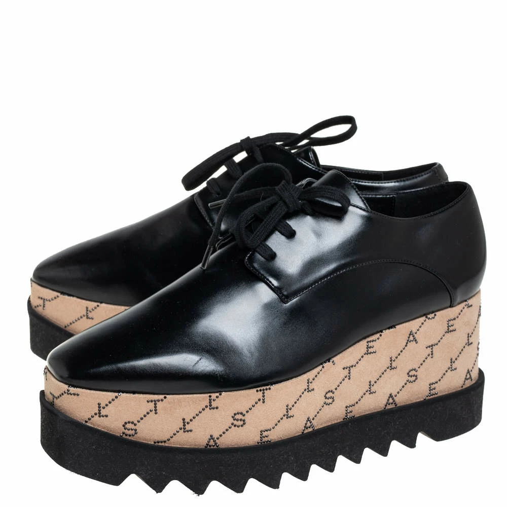 Coupon โญ Stella McCartney Black Faux Leather Monogram Elyse Platform Derby ๐ Sneakers Size 38.5 For ๐ฉ Women โค๏ธ 6 Coupon โญ Stella McCartney Black Faux Leather Monogram Elyse Platform Derby ๐ Sneakers Size 38.5 For ๐ฉ Women โค๏ธ - Image 4