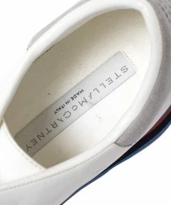 Best deal ⭐ Stella McCartney White Faux Leather Elyse Platform Derby Size 41 For 👩 Women ⌛ -Stella McCartney Shop luxury women stella mccartney new shoes p457592 009