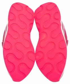 Flash Sale ⌛ Stella McCartney Pink Faux Leather And Fabric Eclypse Velcro Strap Low Top 👟 Sneakers Size 40 For 👩 Women 🎁 -Stella McCartney Shop luxury women stella mccartney new shoes p482428 003