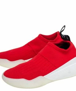 Top 10 ❤️ Stella McCartney Red Knit Fabric Slip On 👟 Sneakers Size 36 For 👩 Women 👍 -Stella McCartney Shop luxury women stella mccartney new shoes p489346 006