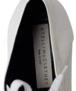 Best reviews of ⭐ Stella McCartney White Faux Leather Elyse Platform 👟 Sneakers Size 36 For 👩 Women 🤩 -Stella McCartney Shop luxury women stella mccartney new shoes p535835 003