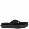 New 🧨 Stella McCartney Black Faux Fur Air Thong Flats Size IT 39 For 👩 Women ❤️ -Stella McCartney Shop luxury women stella mccartney new shoes p581515 004