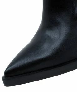 Cheapest 🤩 Stella McCartney Black Faux Leather Abbey Over The Knee 🥾 Boots Size 40 For 👩 Women 🥰 -Stella McCartney Shop luxury women stella mccartney new shoes p59180 009