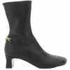 Cheap ✨ Stella McCartney Black Faux Leather Stretch Ankle With Chain 🥾 Boots Size IT 36 For 👩 Women 🥰 -Stella McCartney Shop luxury women stella mccartney new shoes p599251 002