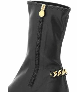 Budget ๐ Stella McCartney Black Faux Leather Stretch Ankle With Chain ๐ฅพ Boots Size IT 38 For ๐ฉ Women โญ 9 Budget ๐ Stella McCartney Black Faux Leather Stretch Ankle With Chain ๐ฅพ Boots Size IT 38 For ๐ฉ Women โญ -Stella McCartney Shop luxury women stella mccartney new shoes p599253 004