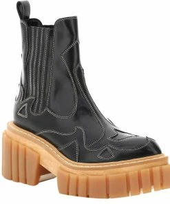 Best reviews of 😀 Stella McCartney Black Leather Emilie 🥾 Boots Size IT 36 For 👩 Women 🔥 -Stella McCartney Shop luxury women stella mccartney new shoes p599255 005