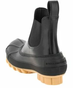 Wholesale 🔥 Stella McCartney Black Leather Rubber Duck City Chelsea 🥾 Boots Size IT 36 For 👩 Women 🎉 -Stella McCartney Shop luxury women stella mccartney new shoes p599277 004