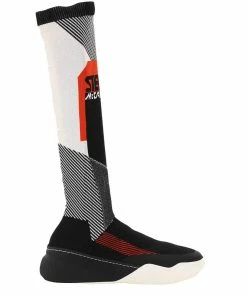 Best Pirce 🛒 Stella McCartney Multi Rubber Fabric Loop Sock 👟 Sneakers Size IT 38 For 👩 Women 🎉