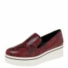 Deals ⭐ Stella McCartney Red/Black Faux Snakeskin Platform 👟 Sneakers Size 41 For 👩 Women 👏 -Stella McCartney Shop luxury women stella mccartney new shoes p616408 003