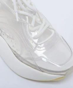 Wholesale 🌟 Stella McCartney White PVC And Faux Leather Eclypse 👟 Sneakers Size 36 For 👩 Women 👍 -Stella McCartney Shop luxury women stella mccartney new shoes p622758 006
