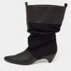 Wholesale 😍 Stella McCartney Black Faux Leather And Canvas Ankle 🥾 Boots Size 36 For 👩 Women 👏 -Stella McCartney Shop luxury women stella mccartney new shoes p634172 005