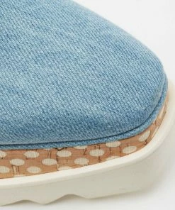 Outlet ✔️ Stella McCartney Blue Denim Elyse Platform Slingback Derby 👟 Sneakers Size 36 For 👩 Women 😉 -Stella McCartney Shop luxury women stella mccartney new shoes p671421 008