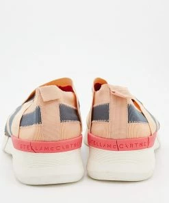 Discount 😍 Stella McCartney Beige/Grey Elastic Slip On 👟 Sneakers Size 41 For 👩 Women 🧨 -Stella McCartney Shop luxury women stella mccartney new shoes p672354 007