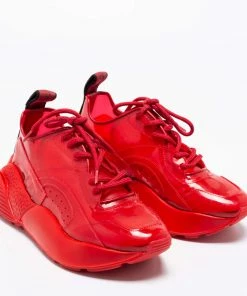 Best Sale 🤩 Stella McCartney Red PVC Eclypse 👟 Sneakers Size 36 For 👩 Women ⌛ -Stella McCartney Shop luxury women stella mccartney new shoes p682087 006