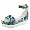 Deals 🔥 Stella McCartney Printed Valerie Plexi Wedge 🩴 Sandals Size 41 For 👩 Women 👏 -Stella McCartney Shop luxury women stella mccartney new shoes p7192 001