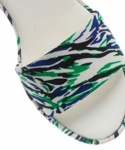 Deals 🔥 Stella McCartney Printed Valerie Plexi Wedge 🩴 Sandals Size 41 For 👩 Women 👏 -Stella McCartney Shop luxury women stella mccartney new shoes p7192 008