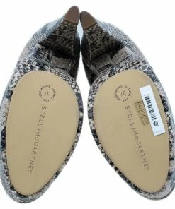 Budget ⌛ Stella McCartney Snake Effect Faux Leather Ankle 🥾 Boots Size 37 For 👩 Women 😍 -Stella McCartney Shop luxury women stella mccartney new shoes p8164 007