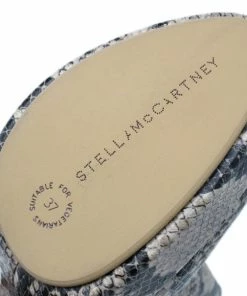 Budget ⌛ Stella McCartney Snake Effect Faux Leather Ankle 🥾 Boots Size 37 For 👩 Women 😍 -Stella McCartney Shop luxury women stella mccartney new shoes p8164 008