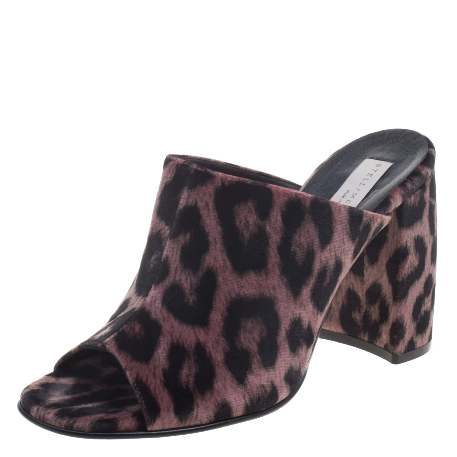 Best Pirce 😍 Stella McCartney Rose Pink Leopard Printed Velvet Sabot Mules Size 39.5 For 👩 Women 😉 3 Best Pirce 😍 Stella McCartney Rose Pink Leopard Printed Velvet Sabot Mules Size 39.5 For 👩 Women 😉