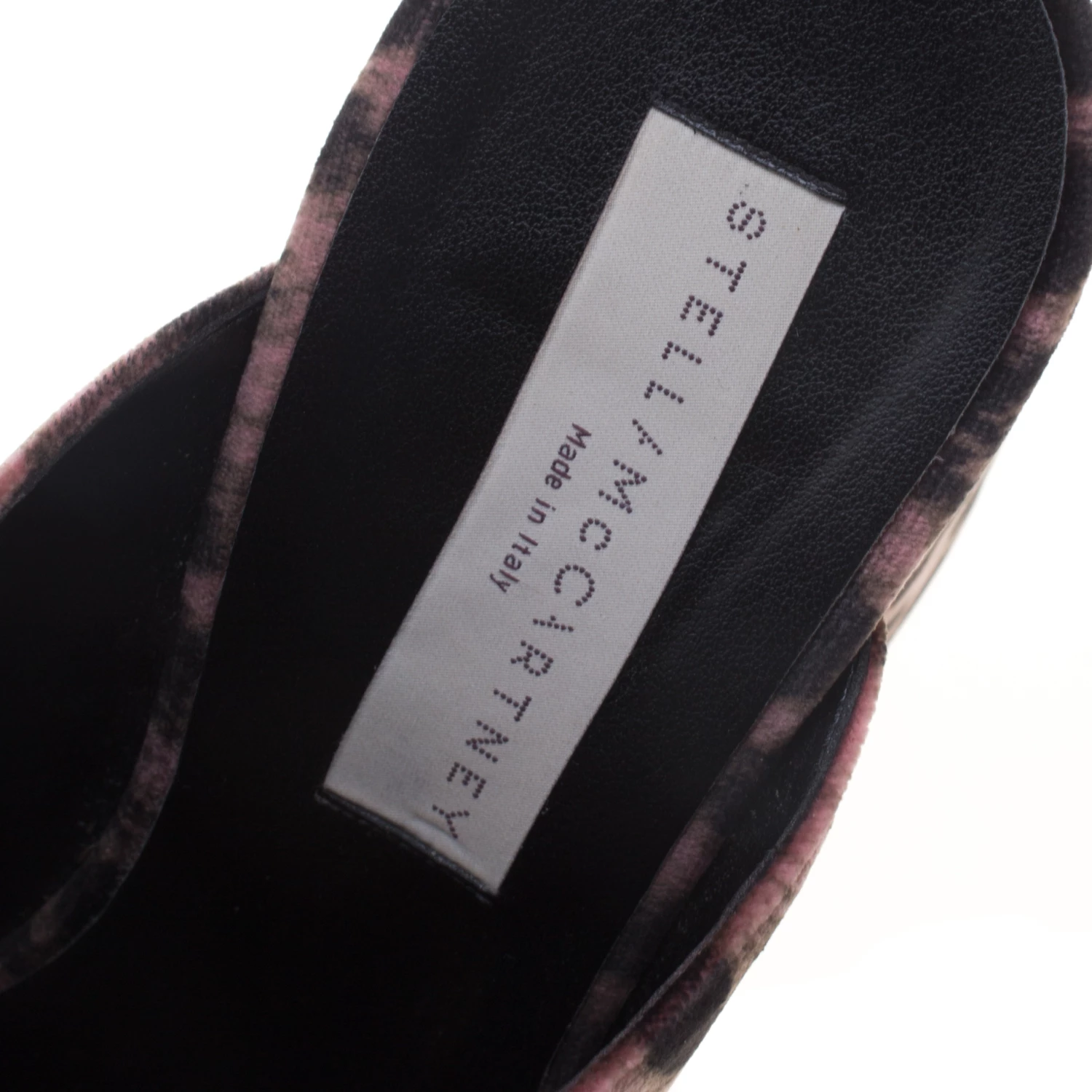 Best Pirce 😍 Stella McCartney Rose Pink Leopard Printed Velvet Sabot Mules Size 39.5 For 👩 Women 😉 9 Best Pirce 😍 Stella McCartney Rose Pink Leopard Printed Velvet Sabot Mules Size 39.5 For 👩 Women 😉 - Image 7