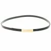 Top 10 🔔 Stella McCartney Black Faux Leather Skinny Belt 70 CM For 👩 Women ⌛ -Stella McCartney Shop luxury women stella mccartney used accessories p105307 001