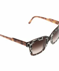 Best deal 🎉 Stella McCartney Brown SM4039 Wayfarer 👓 Sunglasses For 👩 Women ⭐