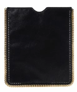 Cheap 🥰 Stella McCartney Black Fallabella IPad Case For 👩 Women 😀 -Stella McCartney Shop luxury women stella mccartney used accessories p14039 003