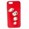 Budget 🔥 Stella McCartney Red Rubber Crystal Four Finger Ring IPhone 6 Case For 👩 Women 👏 -Stella McCartney Shop luxury women stella mccartney used accessories p177415 008