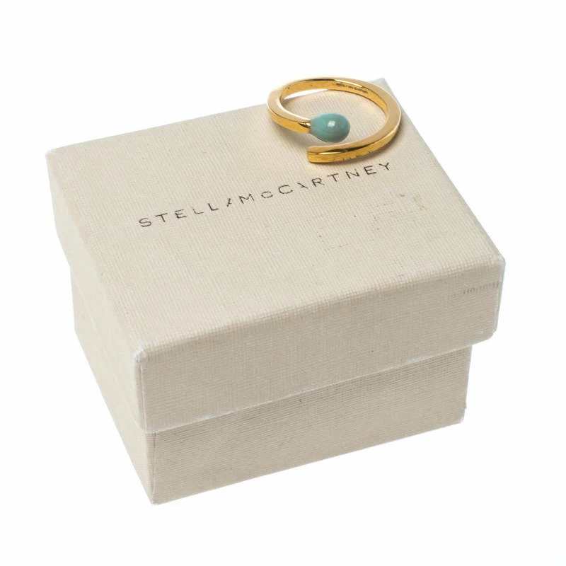 Wholesale โ๏ธ Stella McCartney Matchstick Enamel Gold Tone Ring Size 54 For ๐ฉ Women โ 9 Wholesale โ๏ธ Stella McCartney Matchstick Enamel Gold Tone Ring Size 54 For ๐ฉ Women โ - Image 7