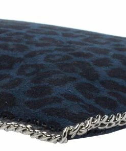 Cheapest 🧨 Stella McCartney Blue/Black Leopard Print Faux Leather Falabella IPad Case For 👩 Women 😀 -Stella McCartney Shop luxury women stella mccartney used accessories p460982 004