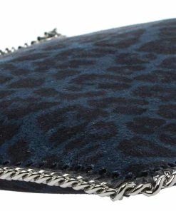 Cheapest 🧨 Stella McCartney Blue/Black Leopard Print Faux Leather Falabella IPad Case For 👩 Women 😀 -Stella McCartney Shop luxury women stella mccartney used accessories p460982 005