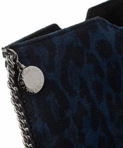 Cheapest 🧨 Stella McCartney Blue/Black Leopard Print Faux Leather Falabella IPad Case For 👩 Women 😀 -Stella McCartney Shop luxury women stella mccartney used accessories p460982 006