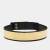 Best Pirce 😉 Stella McCartney Black Faux Leather Gold Tone Metal Plate Waist Belt S For 👩 Women ❤️ -Stella McCartney Shop luxury women stella mccartney used accessories p656797 001