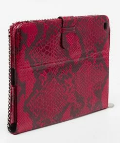 Top 10 ⌛ Stella McCartney Red Faux Python Leather Falabella IPad 2 Case Holder For 👩 Women 🌟 -Stella McCartney Shop luxury women stella mccartney used accessories p668318 003